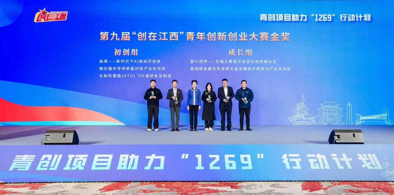 喜报！我校在第九届“创在江西”青年创新创业大赛中斩获金奖